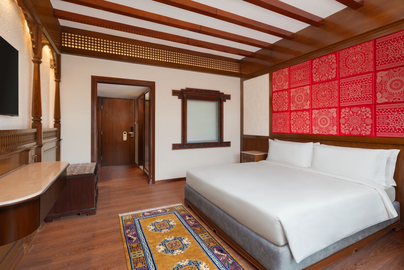 Garden view room